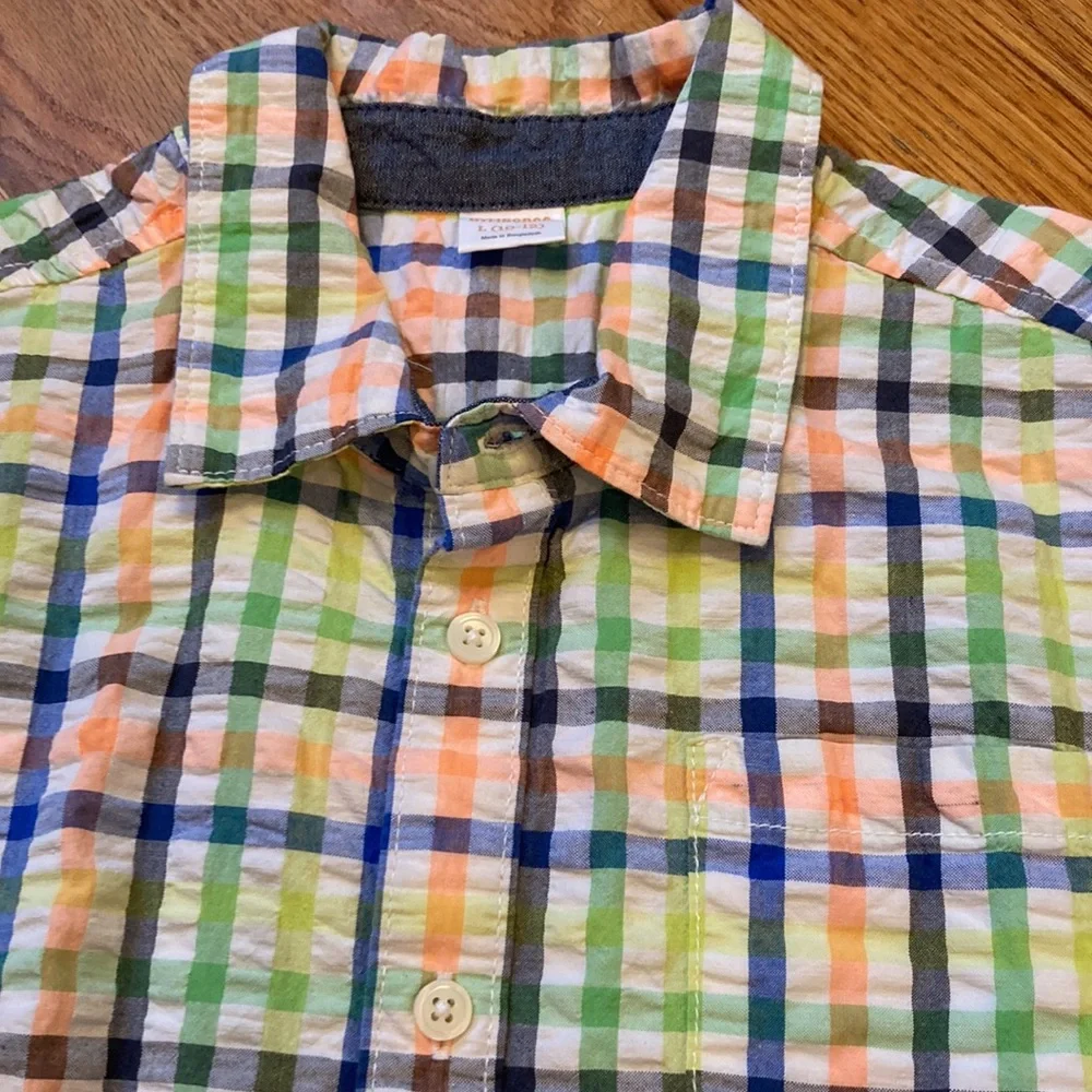 NWOT Gymboree Seersucker shirt